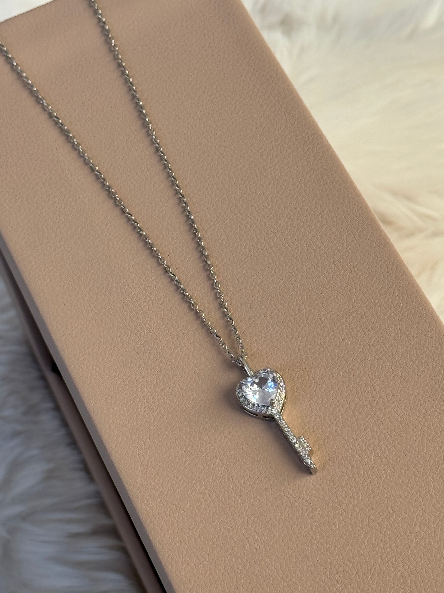 Heart Key Necklace