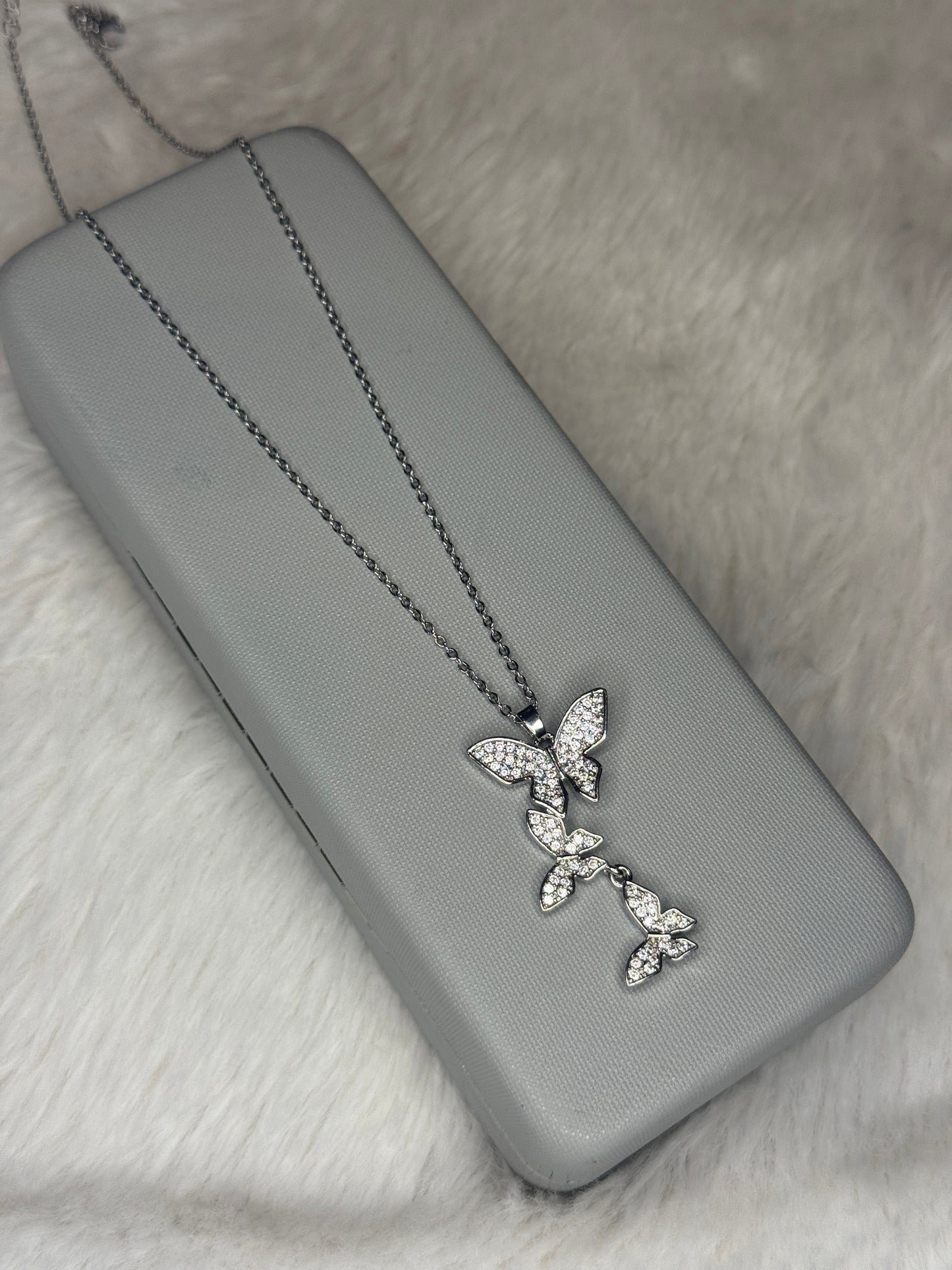 Butterfly Trio Necklace