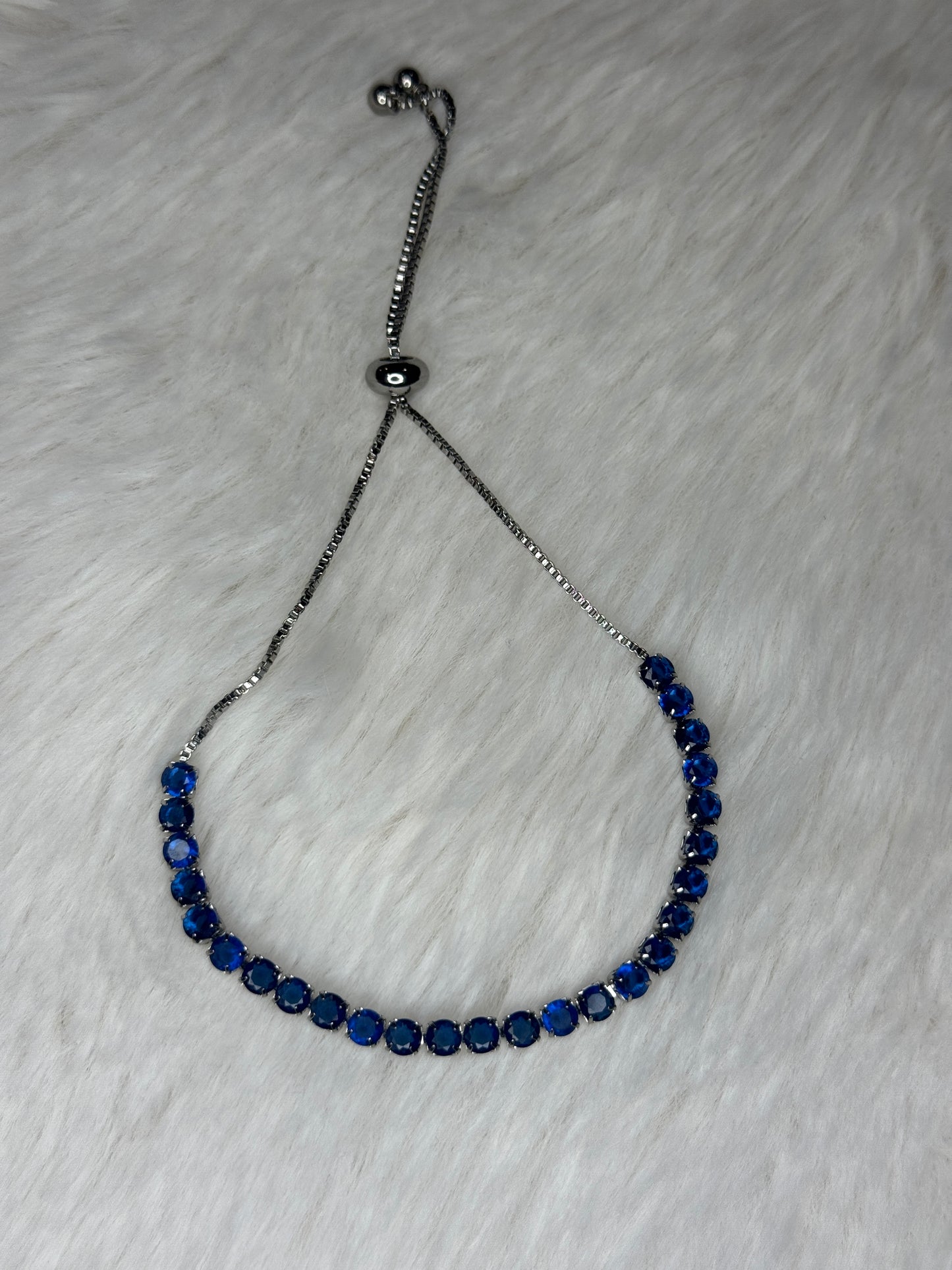 Blue Crystal Bracelet