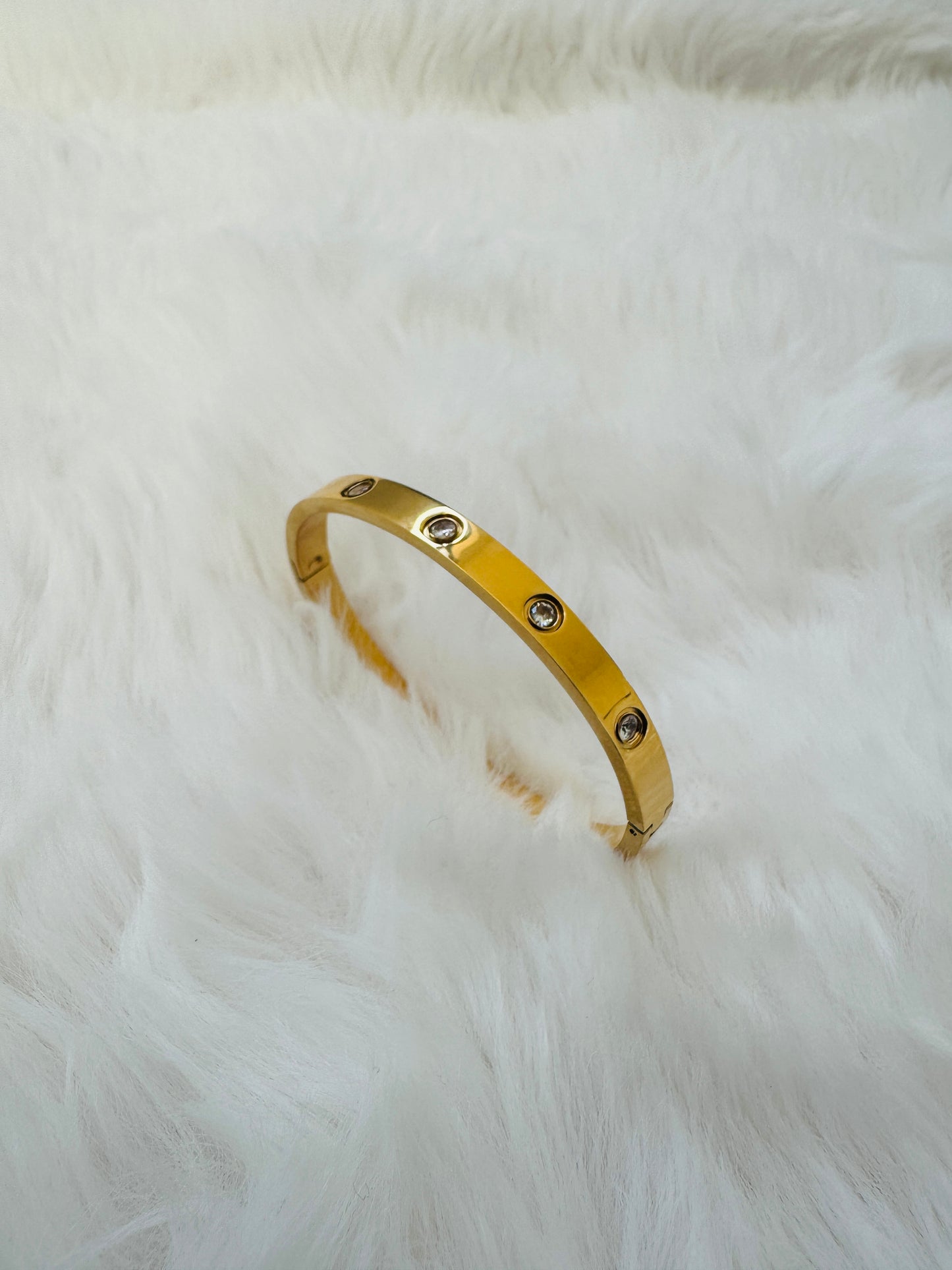 Auric Oro Golden/ Silver Bracelet Bangle