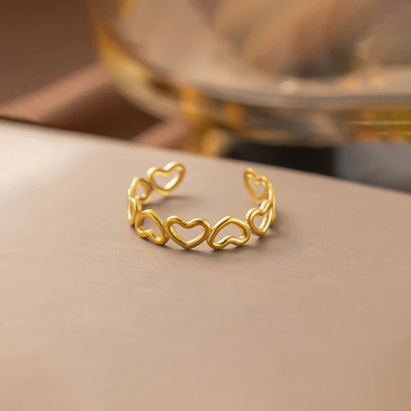 Love Flare Adjustable Ring