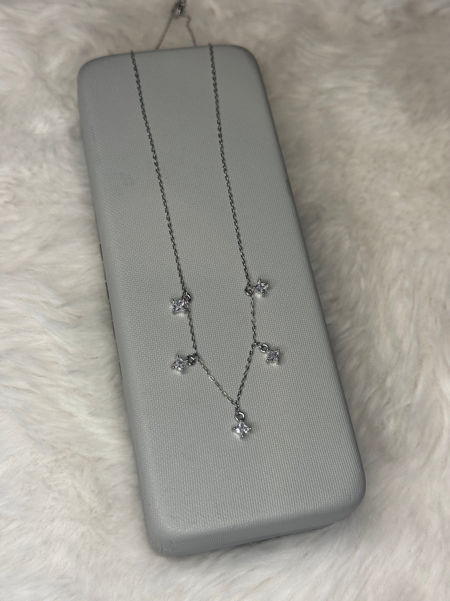 Delicate Five Stone Necklace