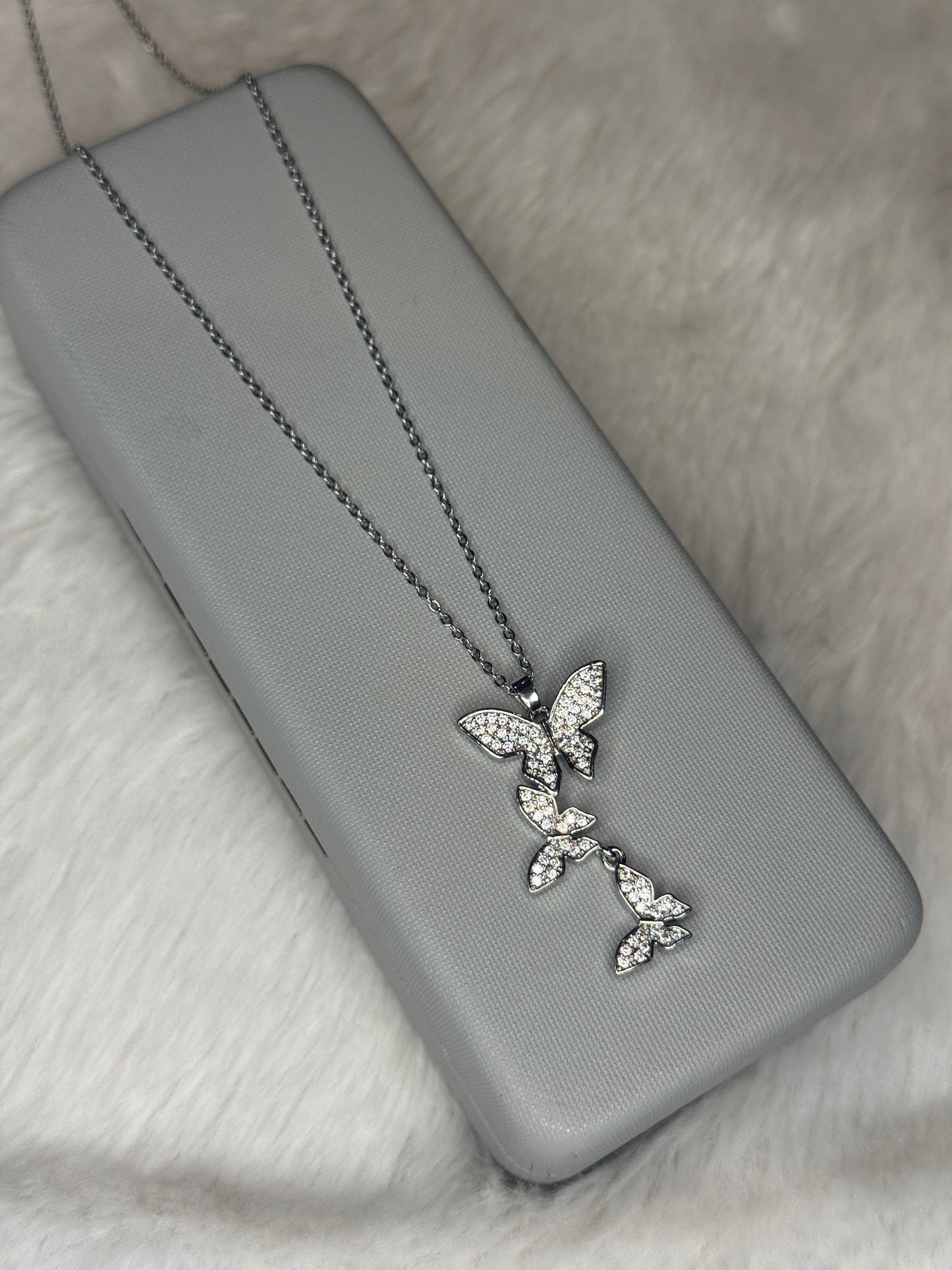 Butterfly Trio Necklace