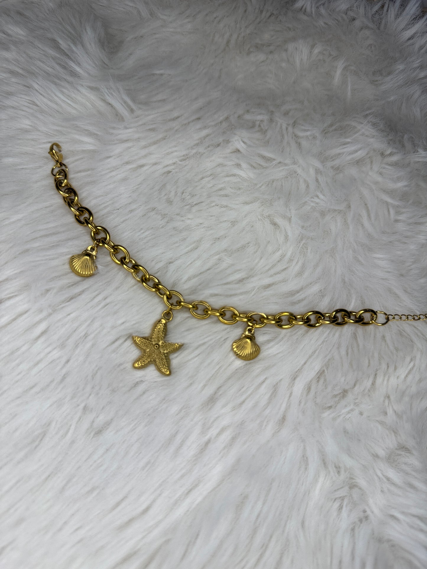 Coastal Charm Golden Bracelet