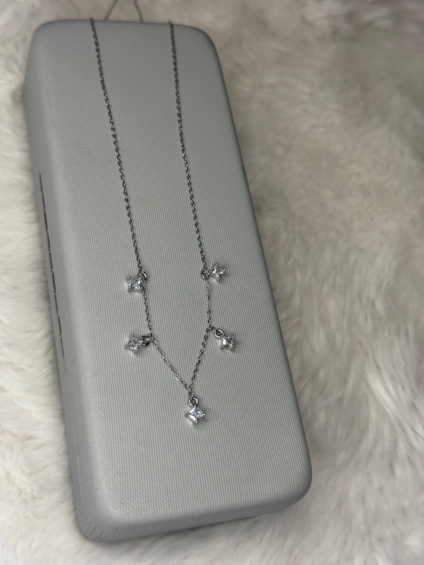 Delicate Five Stone Necklace
