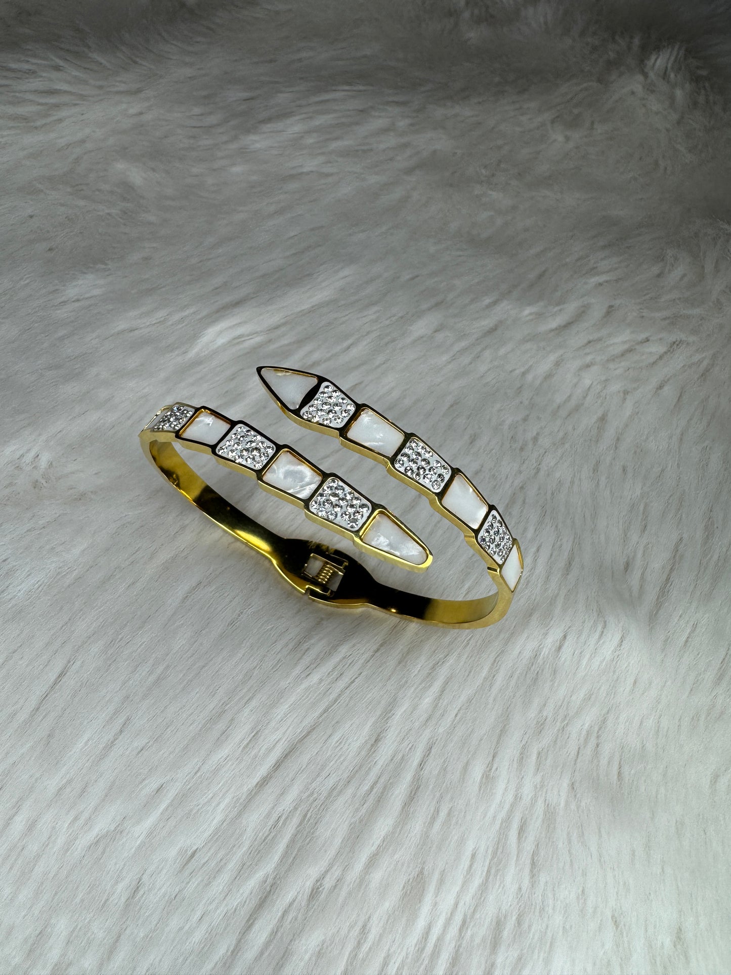 Celeste Silver/Gold Bracelet Bangle