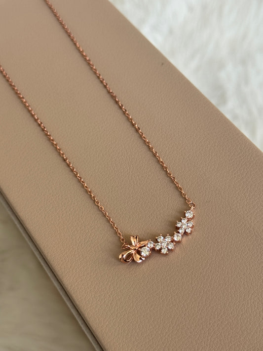 Rose Gold Charm Necklace