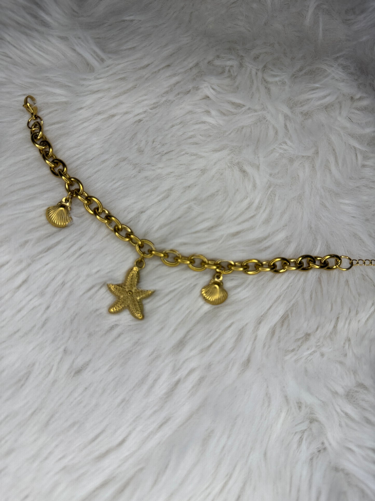 Coastal Charm Golden Bracelet