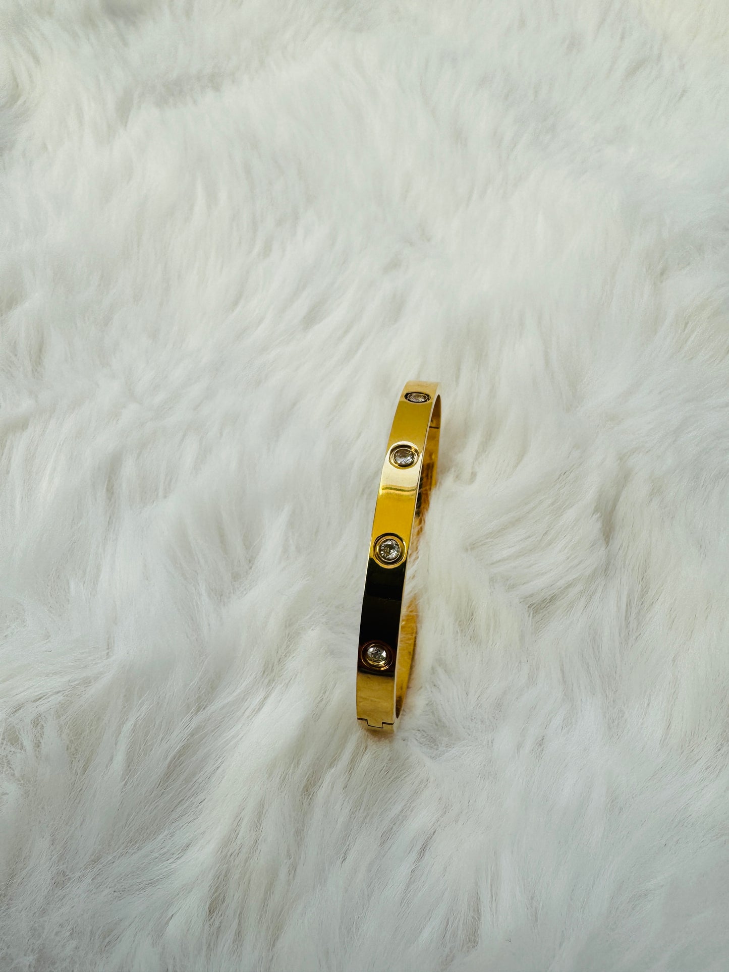 Auric Oro Golden/ Silver Bracelet Bangle