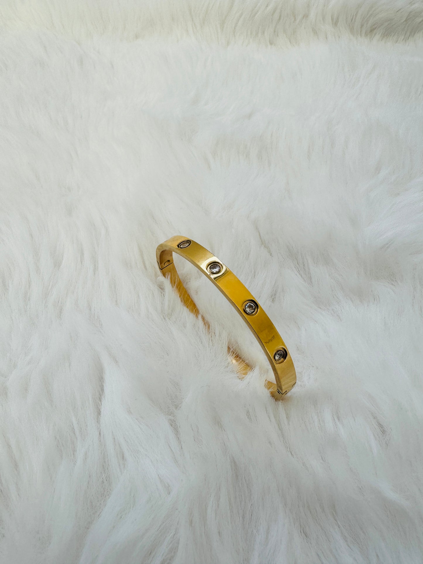Auric Oro Golden/ Silver Bracelet Bangle