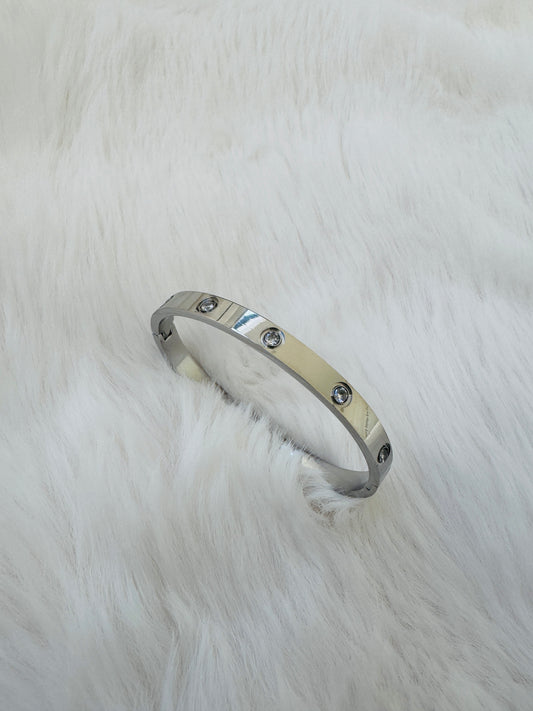 Auric Oro Golden/ Silver Bracelet Bangle