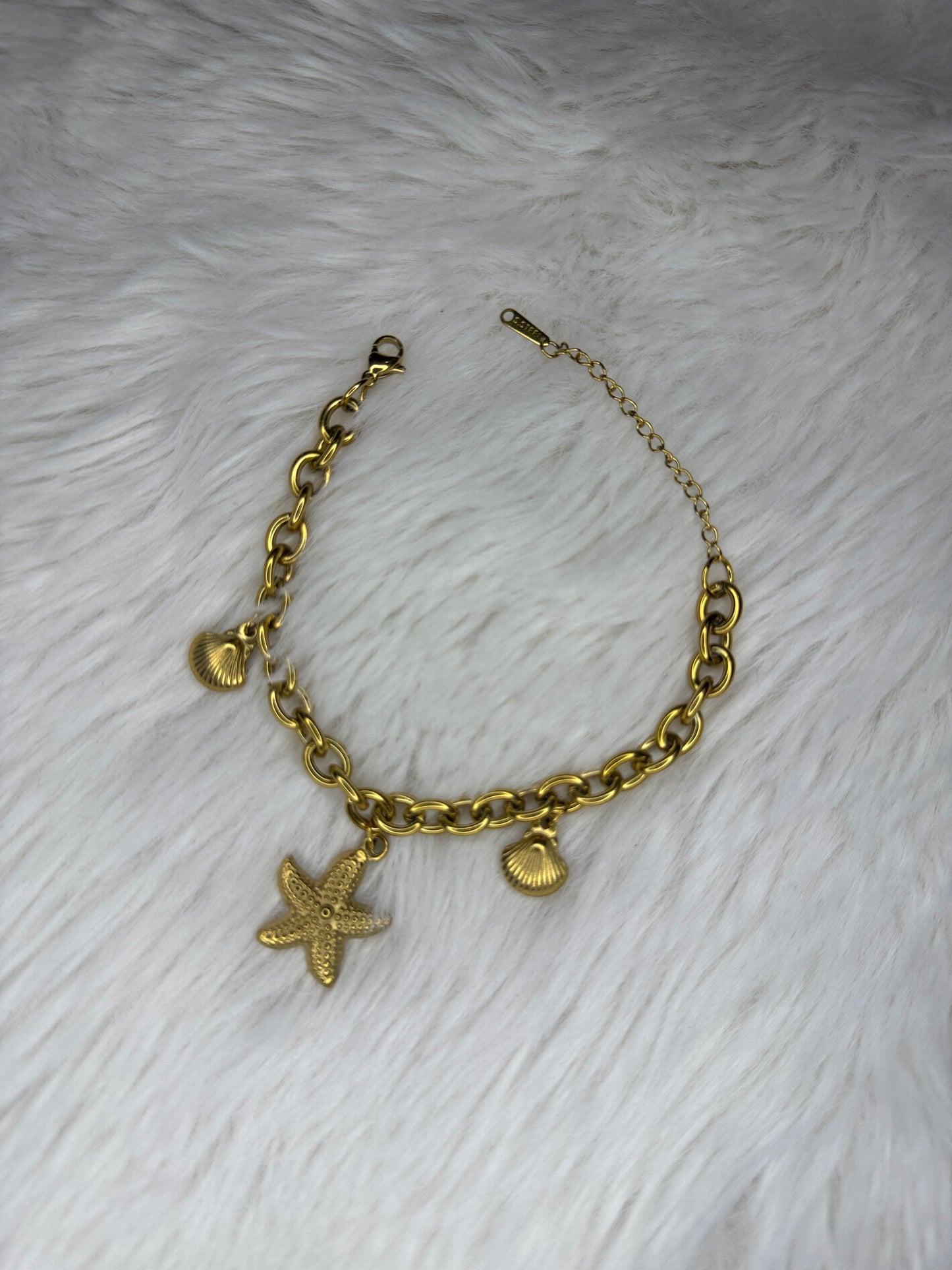 Coastal Charm Golden Bracelet