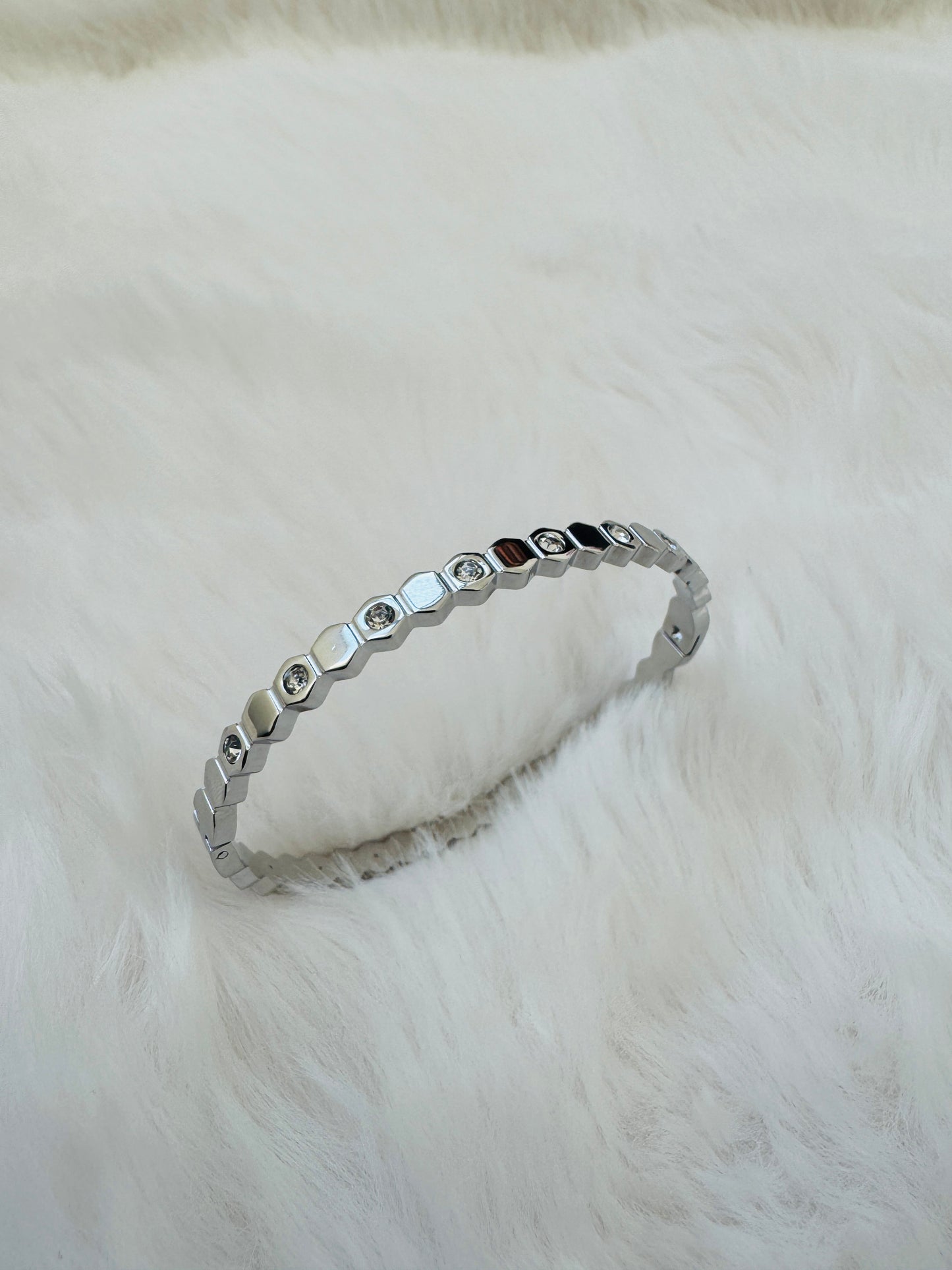 Diamond Edge Bracelet Bangle