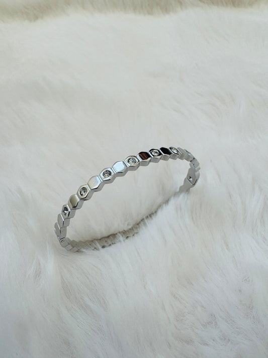 Diamond Edge Bracelet Bangle