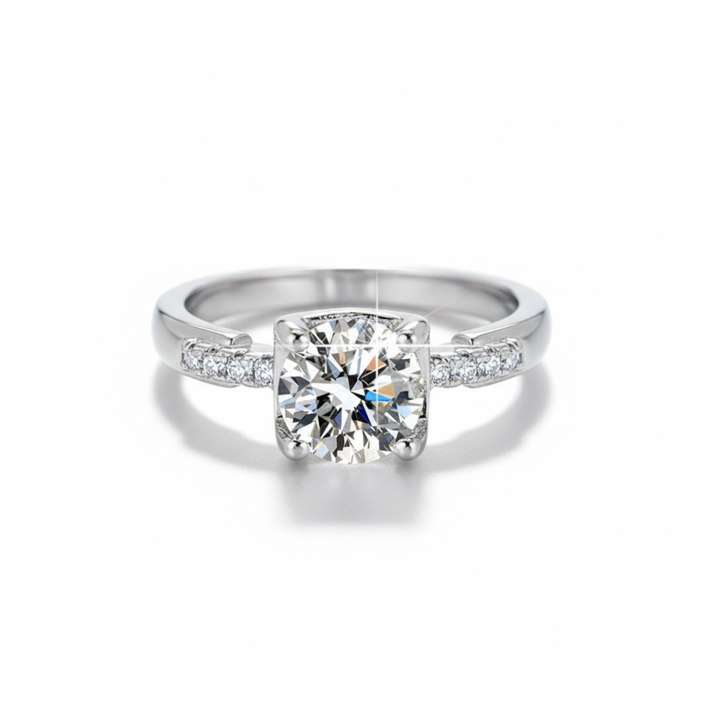 Lustre Crown Adjustable Ring