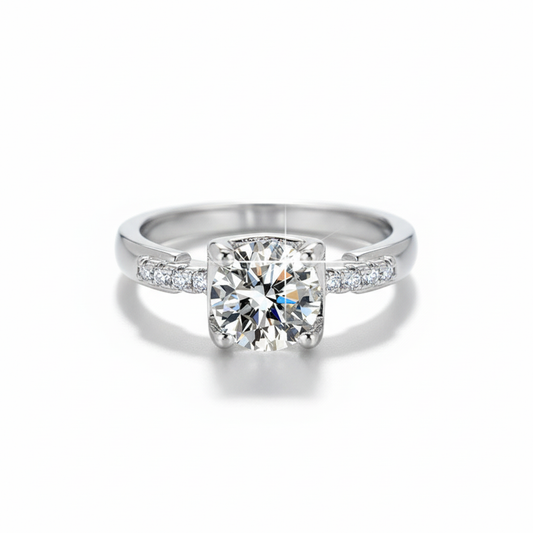 Lustre Crown Adjustable Ring